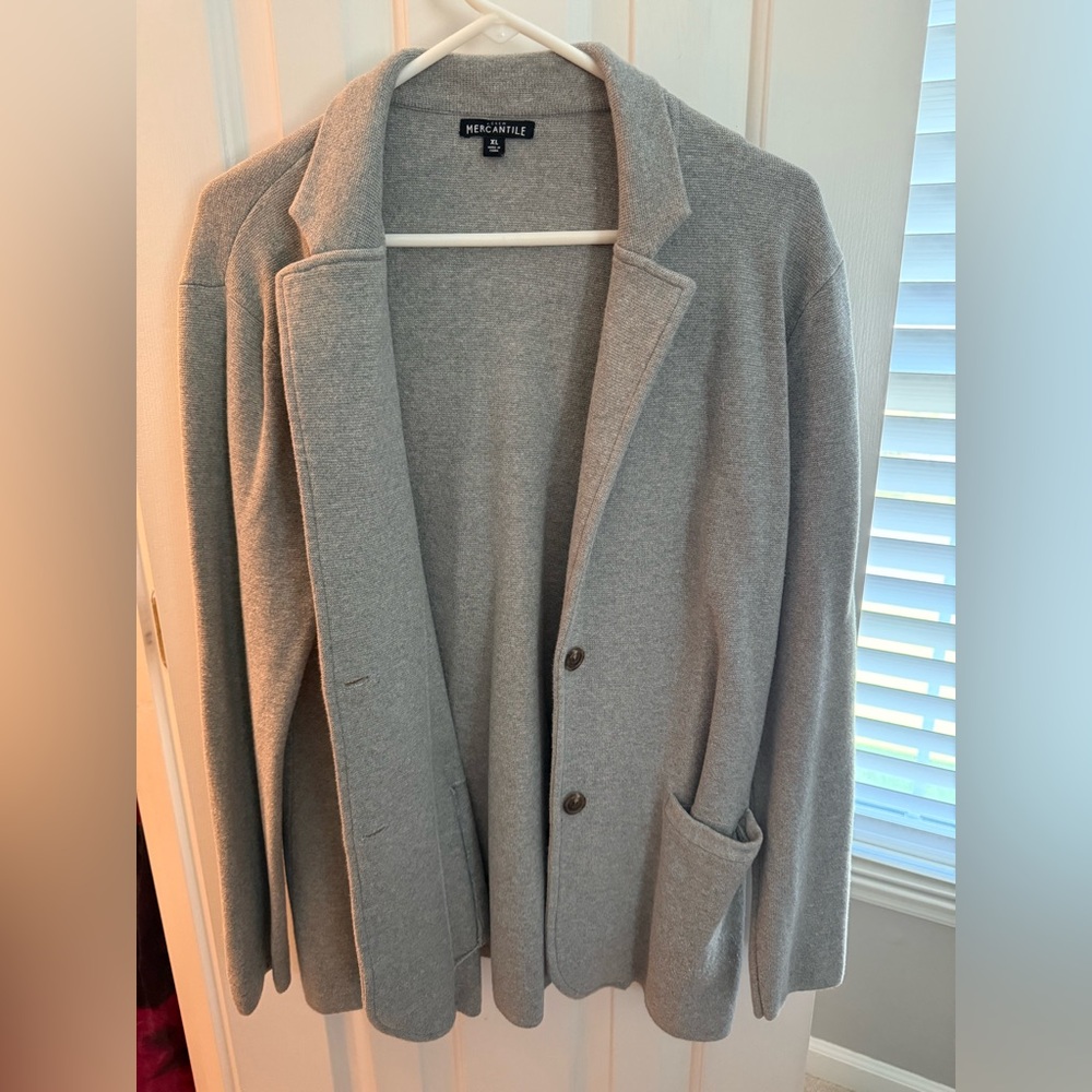 J. Crew Gray Wool Blend Blazer Jacket
